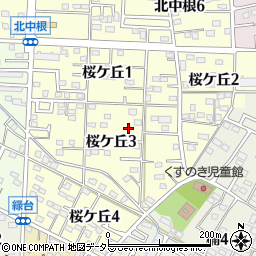愛知県知多郡武豊町桜ケ丘周辺の地図