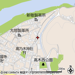 兵庫県姫路市花田町高木195周辺の地図