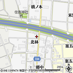 愛知県豊川市六角町北林16周辺の地図
