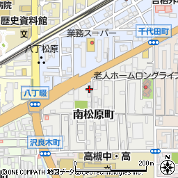 大阪府高槻市南松原町1-18周辺の地図