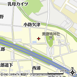 愛知県豊川市長草町八ツ畑周辺の地図