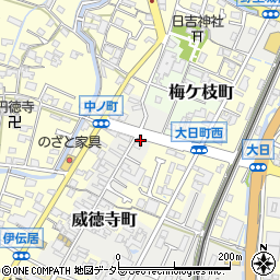 兵庫県姫路市威徳寺町73周辺の地図