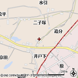 愛知県豊川市金沢町追分周辺の地図