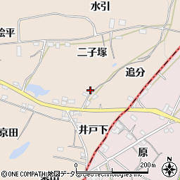 愛知県豊川市金沢町（追分）周辺の地図
