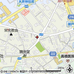 静岡県藤枝市瀬戸新屋250-2周辺の地図