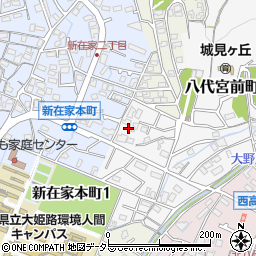 兵庫県姫路市八代宮前町16-17周辺の地図