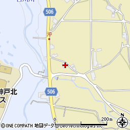 兵庫県三木市吉川町豊岡1070周辺の地図