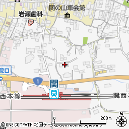 三重県亀山市関町木崎143周辺の地図