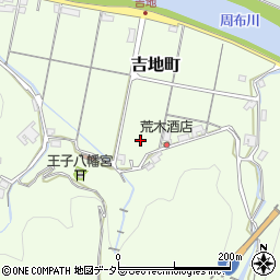 島根県浜田市吉地町周辺の地図