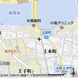 兵庫県小野市上本町76周辺の地図