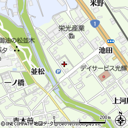 愛知県豊川市御油町井ノ口周辺の地図