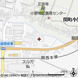 三重県亀山市関町木崎1717周辺の地図