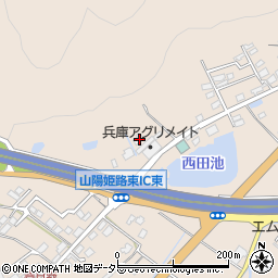 兵庫県姫路市飾東町山崎1315周辺の地図