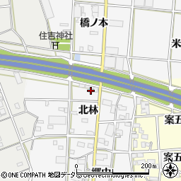 愛知県豊川市六角町北林16-7周辺の地図