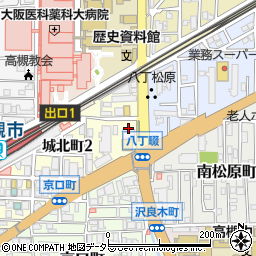 池田泉州銀行高槻支店周辺の地図