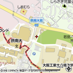 京都府八幡市美濃山西ノ口1周辺の地図