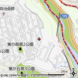兵庫県川西市鴬台2丁目周辺の地図