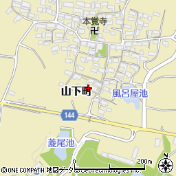 三重県亀山市山下町8周辺の地図