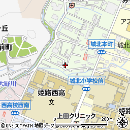 兵庫県姫路市城北本町3-35周辺の地図