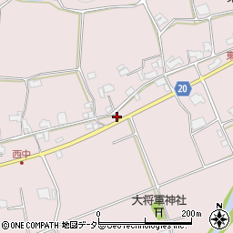 兵庫県三木市口吉川町東中288周辺の地図