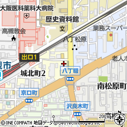タイムズ池田泉州銀行高槻支店駐車場周辺の地図