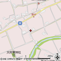 兵庫県三木市口吉川町東中190周辺の地図