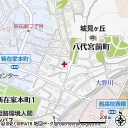 兵庫県姫路市八代宮前町17-23周辺の地図