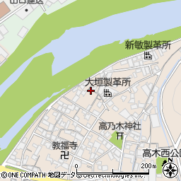 兵庫県姫路市花田町高木479周辺の地図