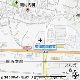三重県亀山市関町木崎86周辺の地図