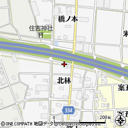 愛知県豊川市六角町北林17周辺の地図