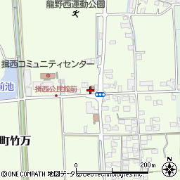 龍野揖西郵便局周辺の地図