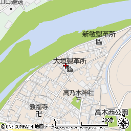兵庫県姫路市花田町高木182周辺の地図