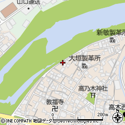 兵庫県姫路市花田町高木473周辺の地図