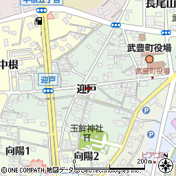 愛知県武豊町（知多郡）迎戸周辺の地図