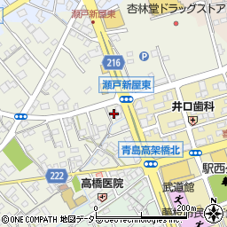 静岡県藤枝市瀬戸新屋164周辺の地図