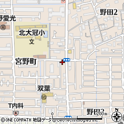 大阪府高槻市宮野町12-9周辺の地図