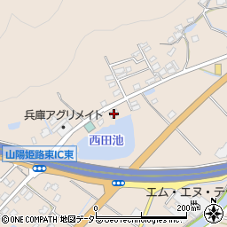 兵庫県姫路市飾東町山崎1428周辺の地図