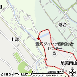愛知県西尾市室町別曽周辺の地図