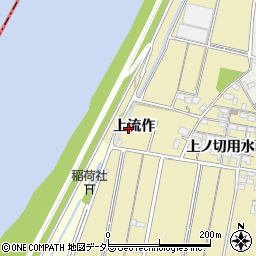愛知県西尾市小栗町周辺の地図