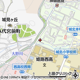 兵庫県姫路市城北本町3-11周辺の地図