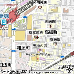 福田バー周辺の地図