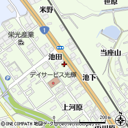 すき家１国豊川御油店周辺の地図