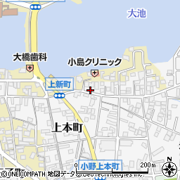 兵庫県小野市上本町132周辺の地図