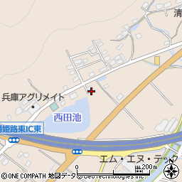 兵庫県姫路市飾東町山崎1427周辺の地図