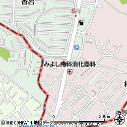 京都府八幡市八幡長谷56周辺の地図