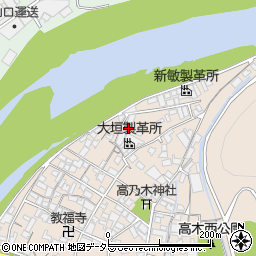 兵庫県姫路市花田町高木184周辺の地図