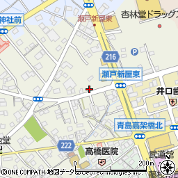 静岡県藤枝市瀬戸新屋105周辺の地図