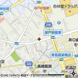 静岡県藤枝市瀬戸新屋105周辺の地図