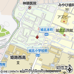 五百井小児科医院周辺の地図