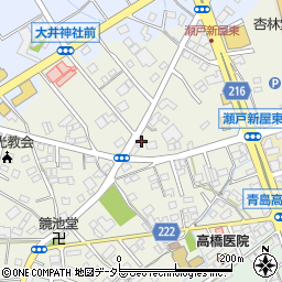 静岡県藤枝市瀬戸新屋82周辺の地図